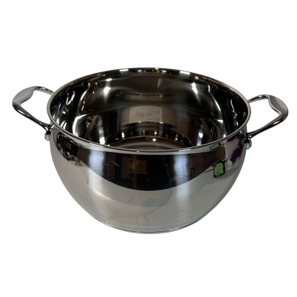David Burke Gourmet Pro Stainless 11 Quart Stock Pot With Handles NO LID